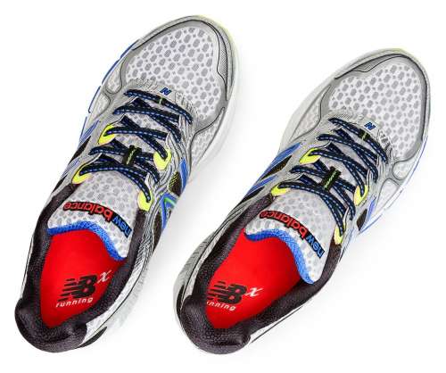 New Balance Mens 860v4 Stability Running Shoes Silver With..